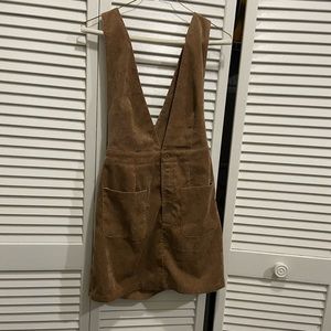 Corduroy Overall Dress